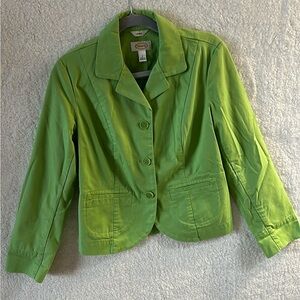 Talbots Green Blazer